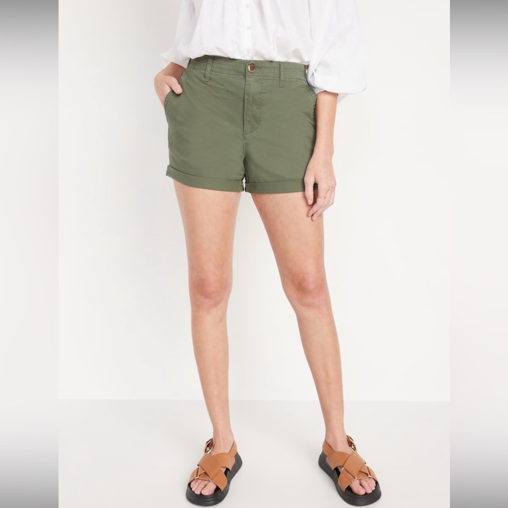 NWT Old Navy High-Waisted OGC Chino Shorts for Women - - 3.5-inch inseam Size XS
